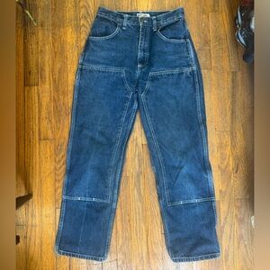 Rudy Jude Dark Blue double knee Adult Utility Jeans  size RJ2
